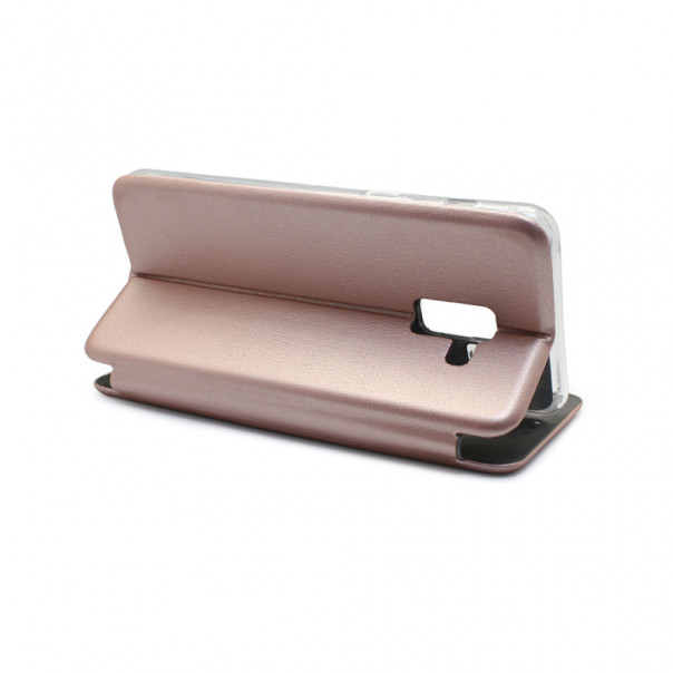 Maska za Samsung Galaxy A8 2018 Teracell Flip Cover roze - 53336
