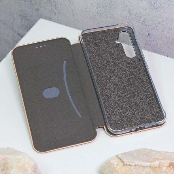 Maska za Samsung Galaxy A54 5G Teracell Flip Cover zlatna - 206191