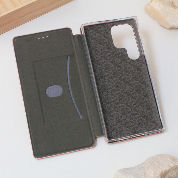 Maska za Samsung Galaxy S24 Ultra Teracell Flip Cover roze - 210895