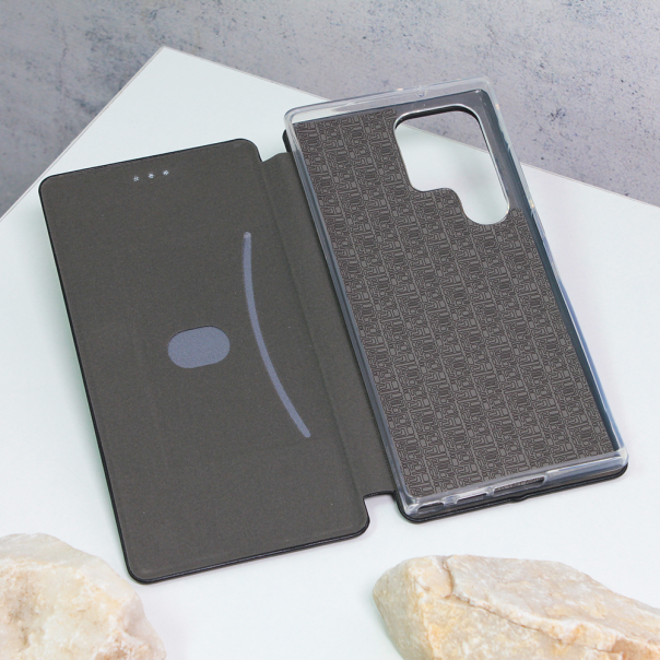 Maska za Samsung Galaxy S23 Ultra Teracell Flip Cover crna - 206198