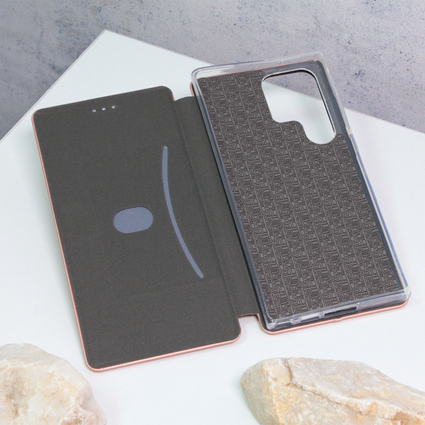 Maska za Samsung Galaxy S23 Ultra Teracell Flip Cover roze - 206199