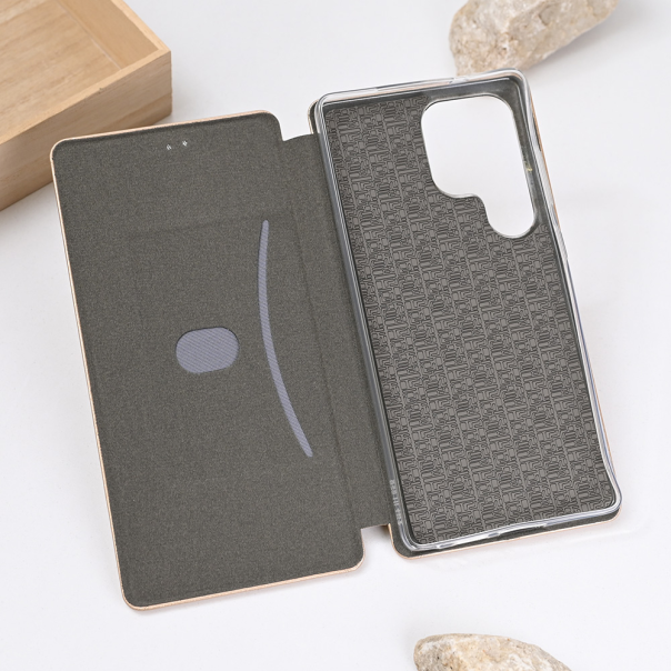 Maska za Samsung Galaxy S25 Ultra Teracell Flip Cover zlatna - 219252