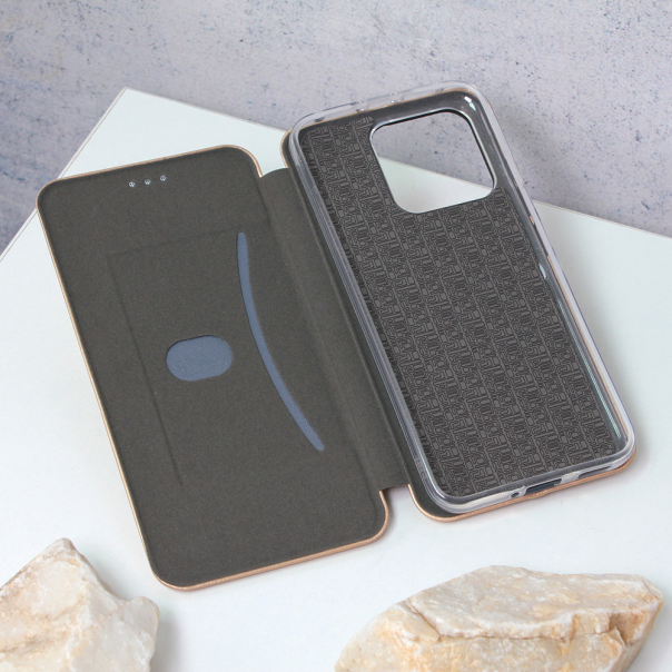 Maska za Xiaomi 13 Teracell Flip Cover zlatna - 206821