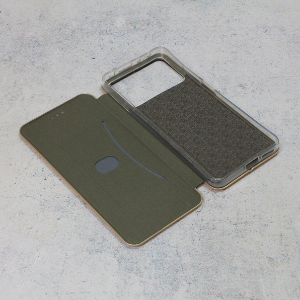Maska za Xiaomi Poco X4 Pro 5G Teracell Flip Cover zlatna - 201328