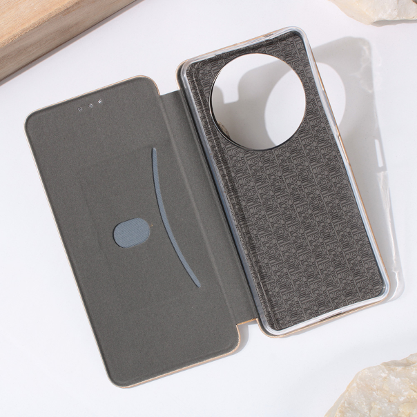 Maska za Xiaomi Redmi A3 Teracell Flip Cover zlatna - 214376