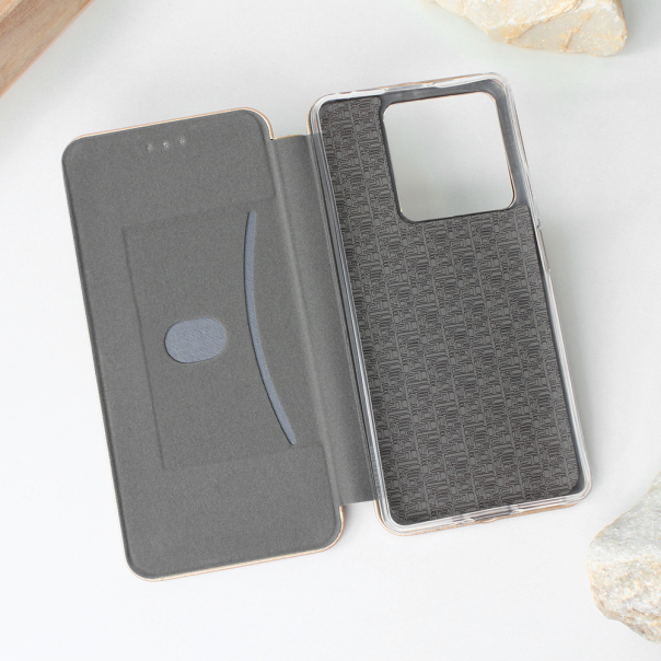 Maska za Xiaomi Redmi Note 13 4G (EU) Teracell Flip Cover zlatna - 212847