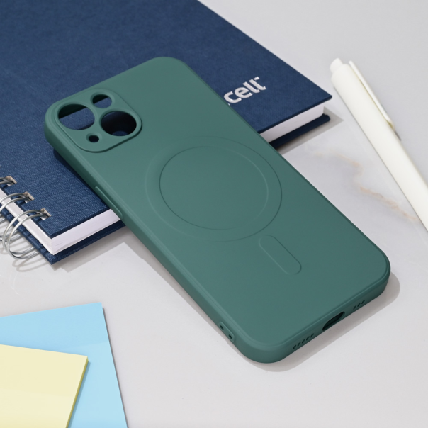 Torbica Teracell Giulietta Magsafe za iPhone 13 6.1 tamno zelena - 218496