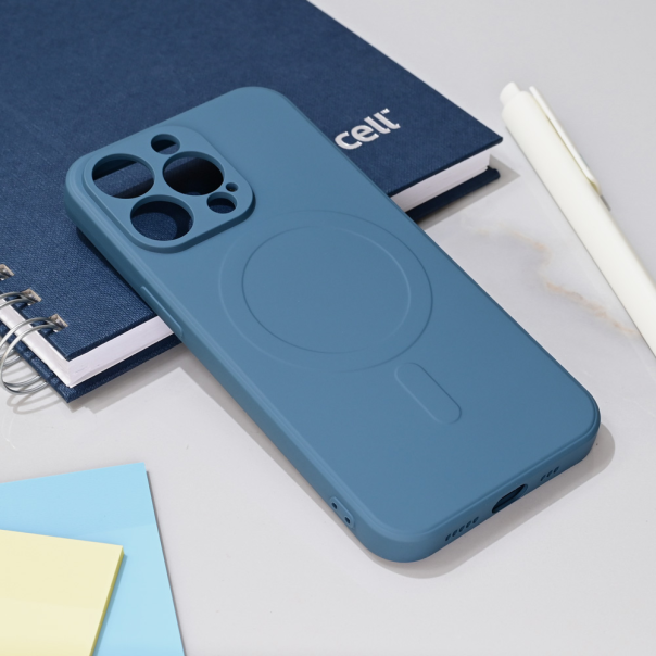 Maska za iPhone 13 Pro 6.1 Teracell Giulietta Magsafe plava - 218499