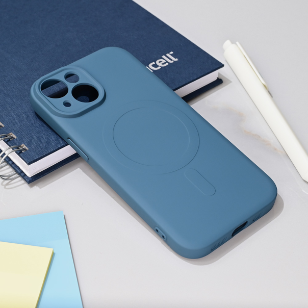 Maska za iPhone 14 6.1 Teracell Giulietta Magsafe plava - 218503