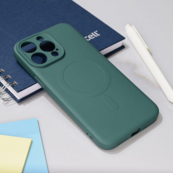 Torbica Teracell Giulietta Magsafe za iPhone 15 Pro Max 6.7 tamno zelena - 218523