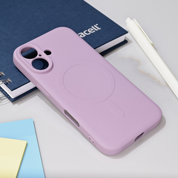 Maska za iPhone 16 6.1 Teracell Giulietta Magsafe ljubičasta - 218526