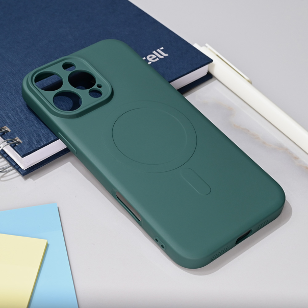 Torbica Teracell Giulietta Magsafe za iPhone 16 Pro Max 6.9 tamno zelena - 218544-1