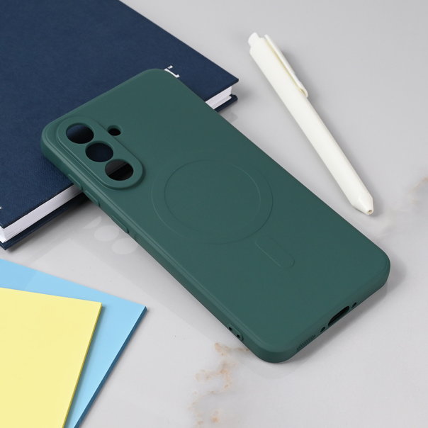 Maska za Samsung Galaxy A36 5G Teracell Giulietta Magsafe tamno zelena - 219752