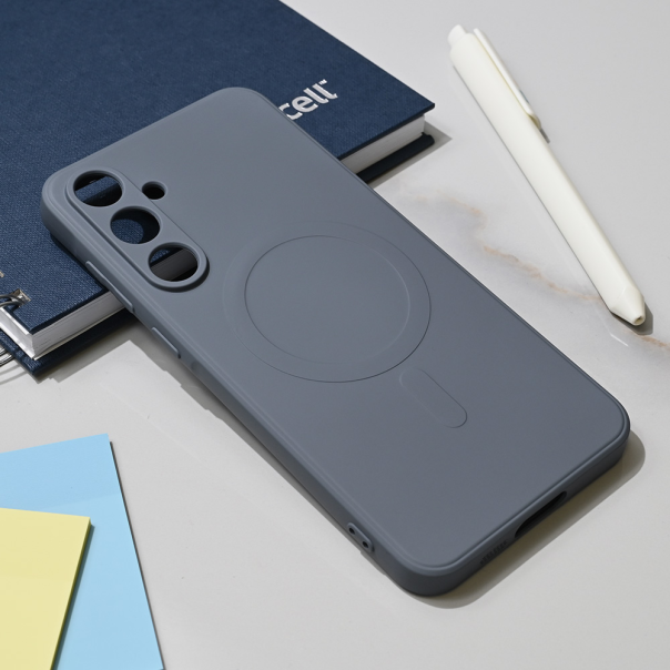 Maska za Samsung Galaxy A55 5G Teracell Giulietta Magsafe tamno siva - 218556