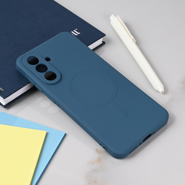 Maska za Samsung Galaxy A56 5G Teracell Giulietta Magsafe plava - 219756