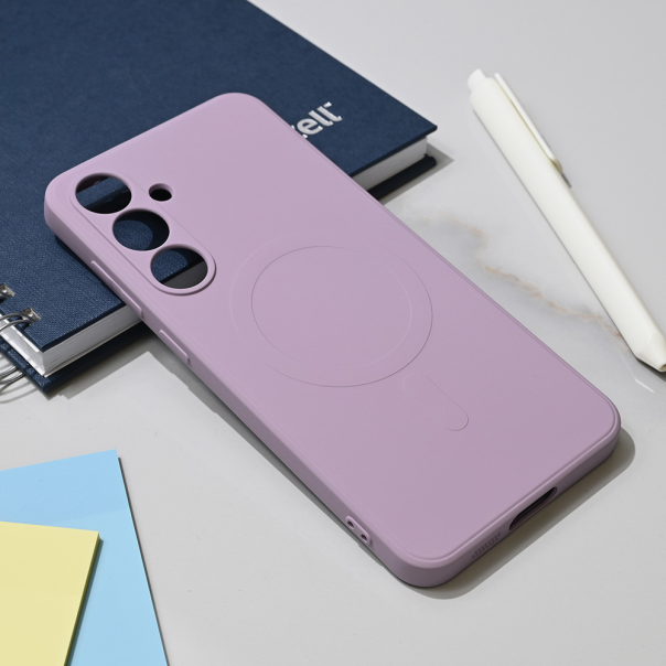 Maska za Samsung Galaxy S24 FE Teracell Giulietta Magsafe ljubičasta - 218559