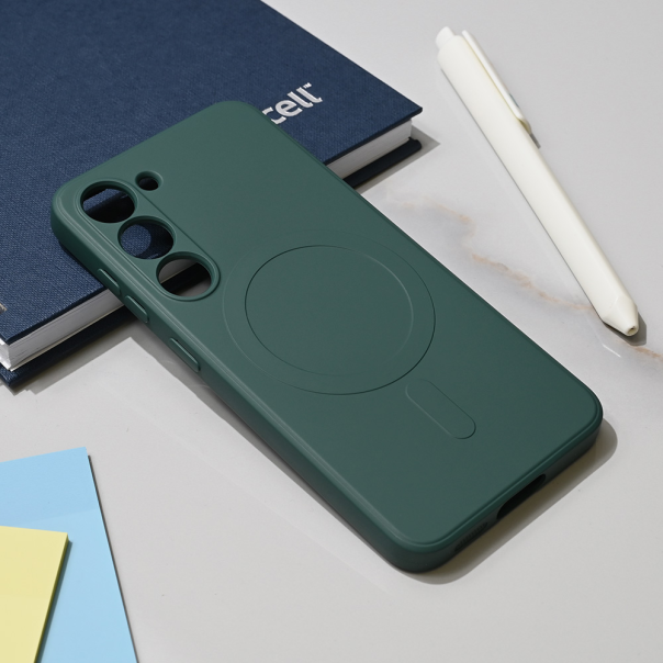 Maska za Samsung Galaxy S23 Teracell Giulietta Magsafe tamno zelena - 218565