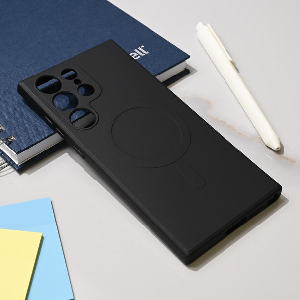 Maska za Samsung Galaxy S23 Ultra Teracell Giulietta Magsafe crna - 218566