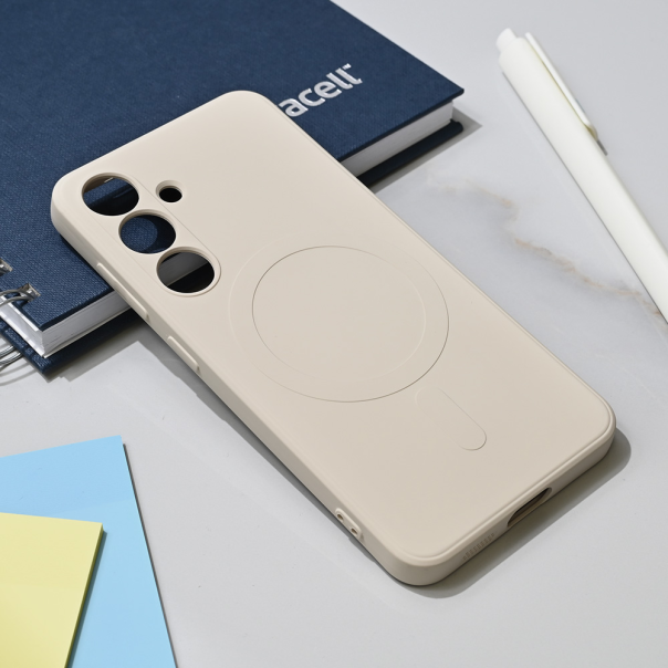 Maska za Samsung Galaxy S24 Teracell Giulietta Magsafe bela - 218570