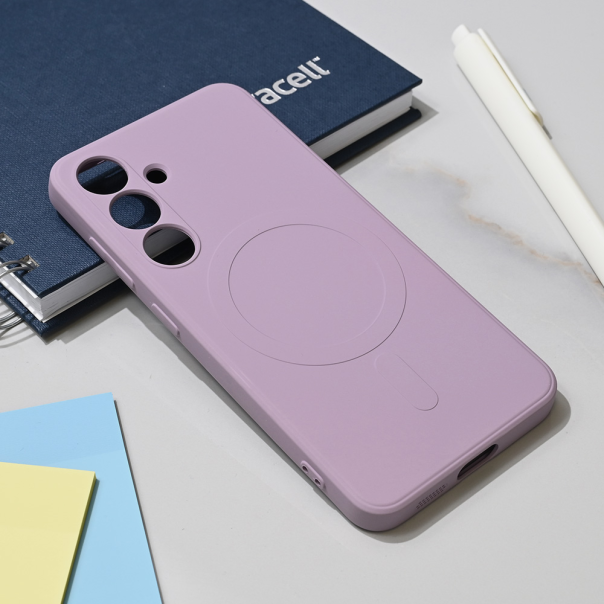 Maska za Samsung Galaxy S24 Teracell Giulietta Magsafe ljubičasta - 218572