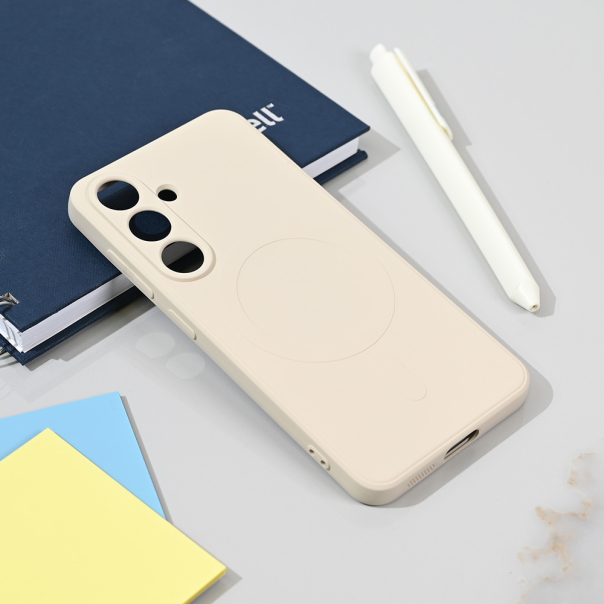 Maska za Samsung Galaxy S25 Teracell Giulietta Magsafe bela - 219263