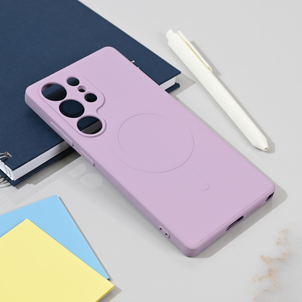 Maska za Samsung Galaxy S25 Ultra Teracell Giulietta Magsafe ljubičasta - 219273