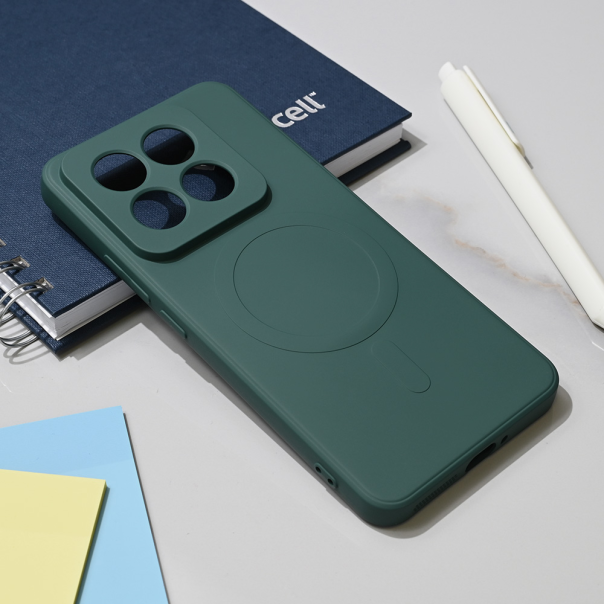 Torbica Teracell Giulietta Magsafe za Xiaomi 14 Pro tamno zelena - 218587