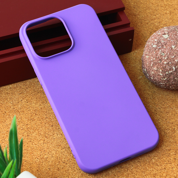 Maska za iPhone 15 Pro Max 6.7 mat Teracell Giulietta ljubičasta - 208602