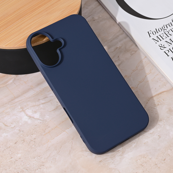 Maska za iPhone 16 6.1 mat Teracell Giulietta tamno plava - 215636