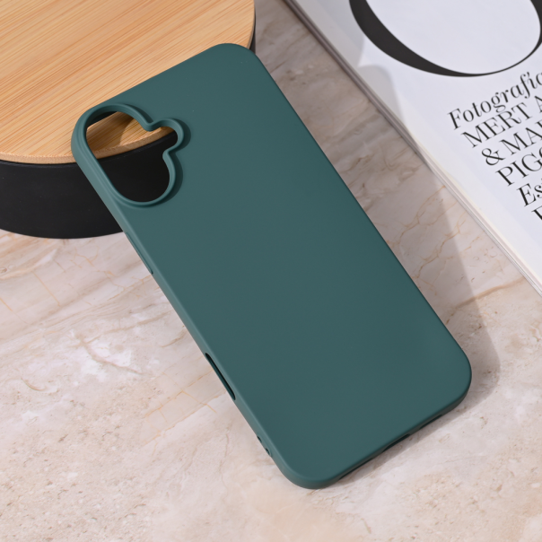 Maska za iPhone 16 Plus 6.7 mat Teracell Giulietta tamno zelena - 215641