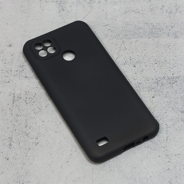 Maska za Realme C21 mat Teracell Giulietta crna - 97391-1