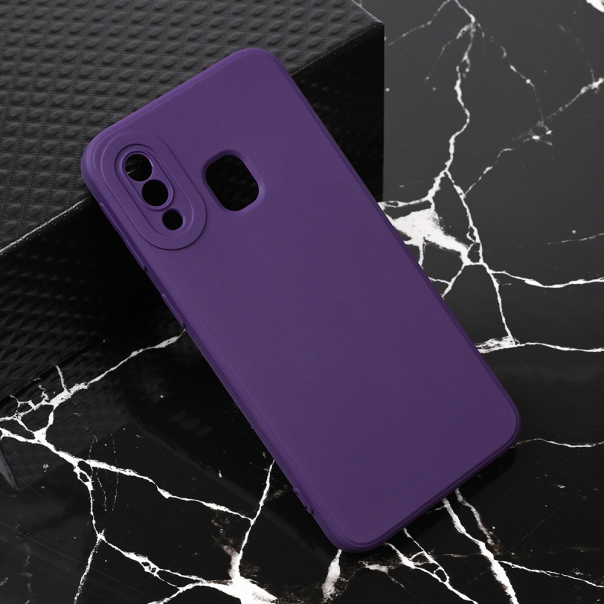 Maska za Samsung Galaxy A40 mat Teracell Giulietta tamno ljubičasta - 219785