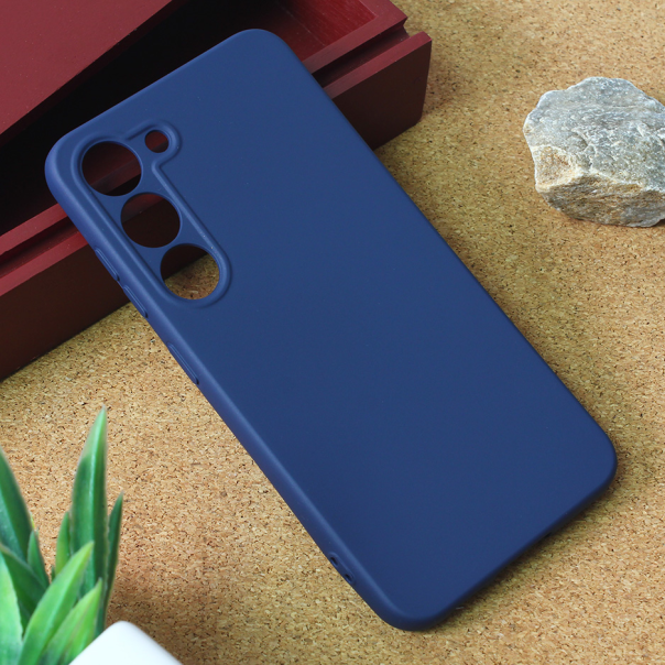 Maska za Samsung Galaxy S23 Plus mat Teracell Giulietta tamno plava - 205451