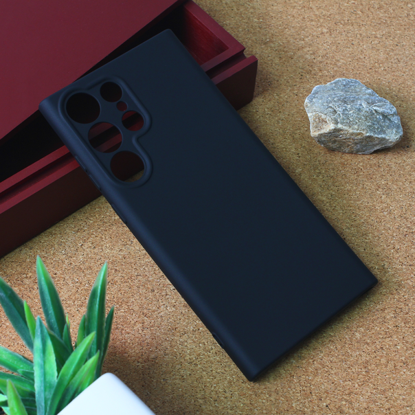 Maska za Samsung Galaxy S23 Ultra mat Teracell Giulietta crna - 205453