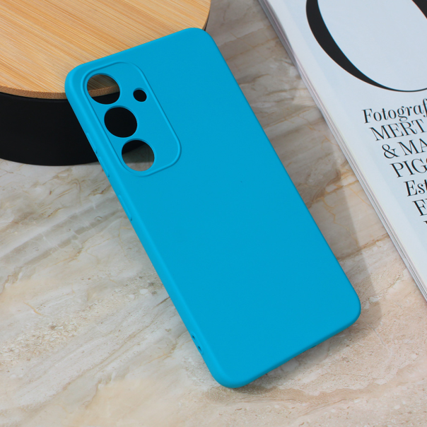 Maska za Samsung Galaxy S24 mat Teracell Giulietta svetlo plava - 211975