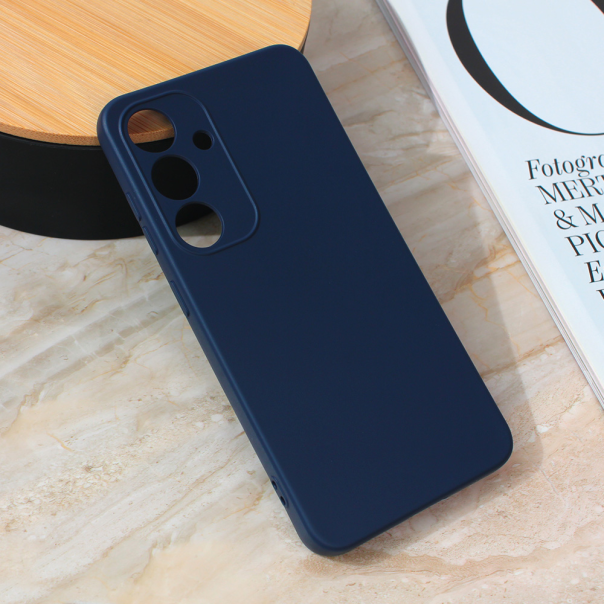 Maska za Samsung Galaxy S24 mat Teracell Giulietta tamno plava - 211976