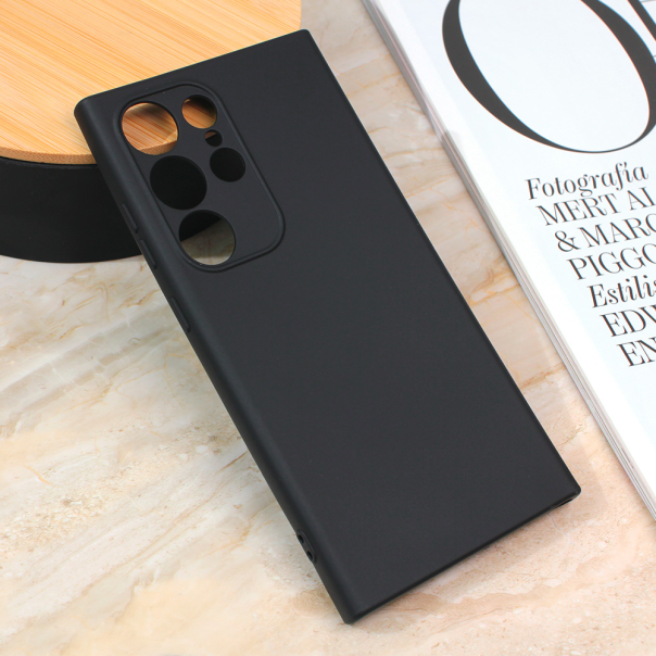 Maska za Samsung Galaxy S24 Ultra mat Teracell Giulietta crna - 211985