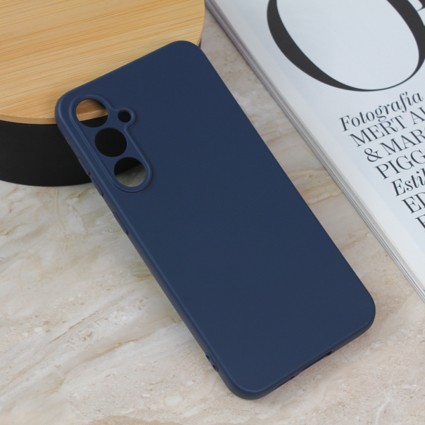 Maska za Samsung Galaxy S23 FE mat Teracell Giulietta tamno plava - 212559