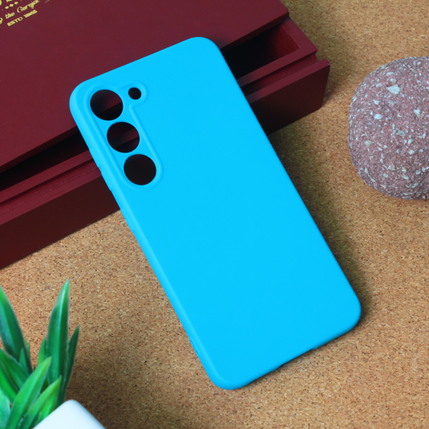 Maska za Samsung Galaxy S23 mat Teracell Giulietta svetlo plava - 206758