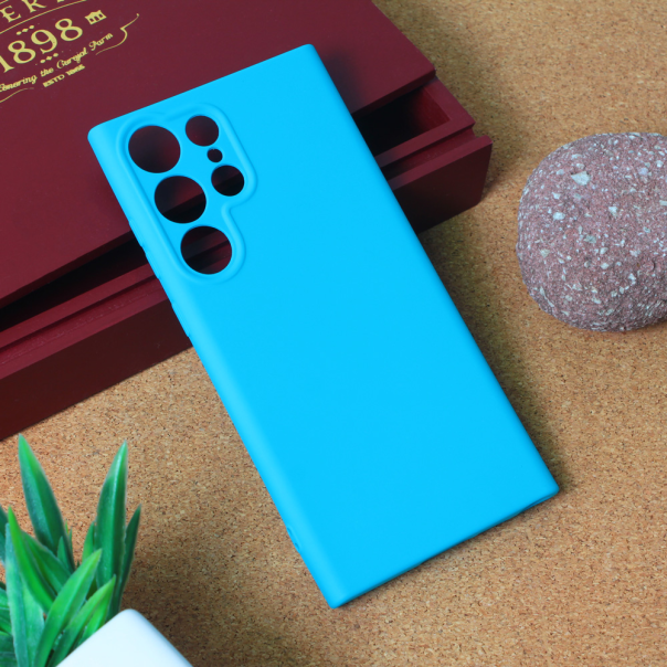 Maska za Samsung Galaxy S23 Ultra mat Teracell Giulietta svetlo plava - 206759