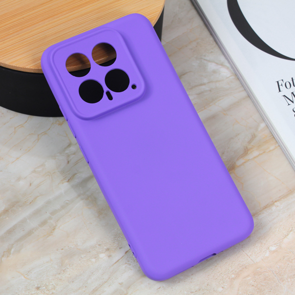 Maska za Xiaomi 14 mat Teracell Giulietta ljubičasta - 211993