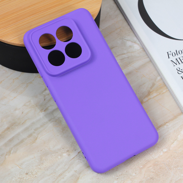 Maska za Xiaomi 14 Pro mat Teracell Giulietta ljubičasta - 211998