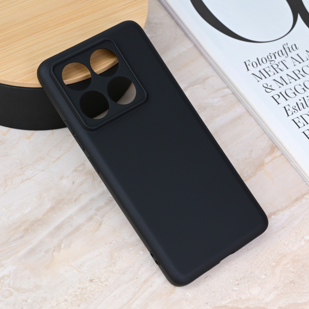 Maska za Xiaomi 14T Pro mat Teracell Giulietta crna - 218487