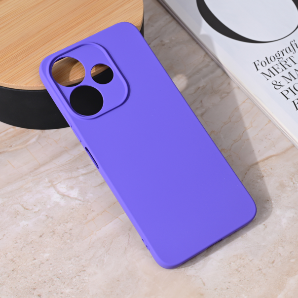 Maska za Xiaomi Redmi 13 mat Teracell Giulietta ljubičasta - 215655