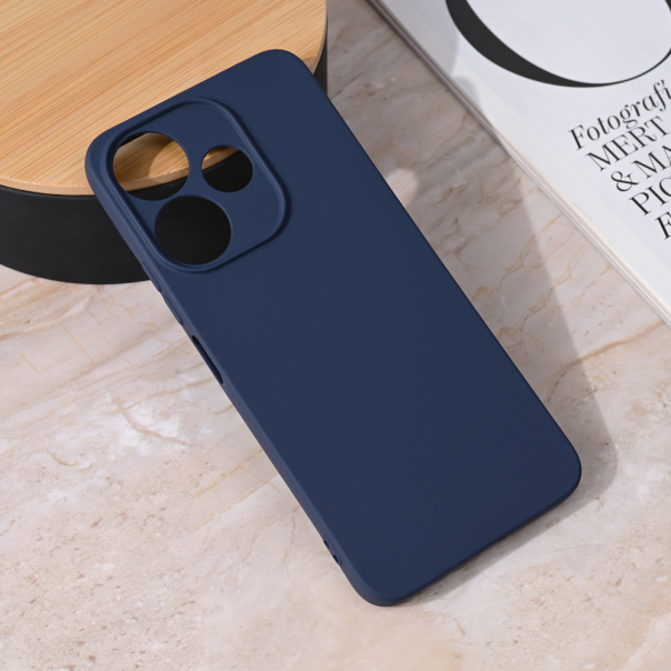 Maska za Xiaomi Redmi 13 mat Teracell Giulietta tamno plava - 215657