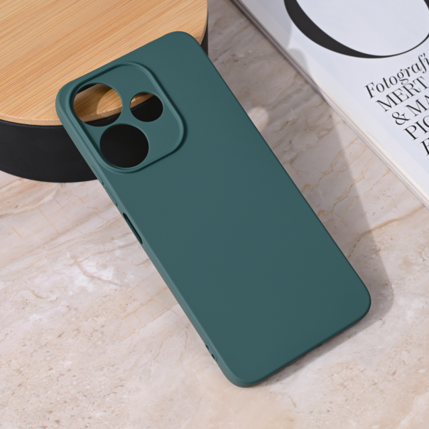 Maska za Xiaomi Redmi 13 mat Teracell Giulietta zelena - 215658