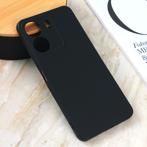 Maska za Xiaomi Redmi 13C mat Teracell Giulietta crna - 212002
