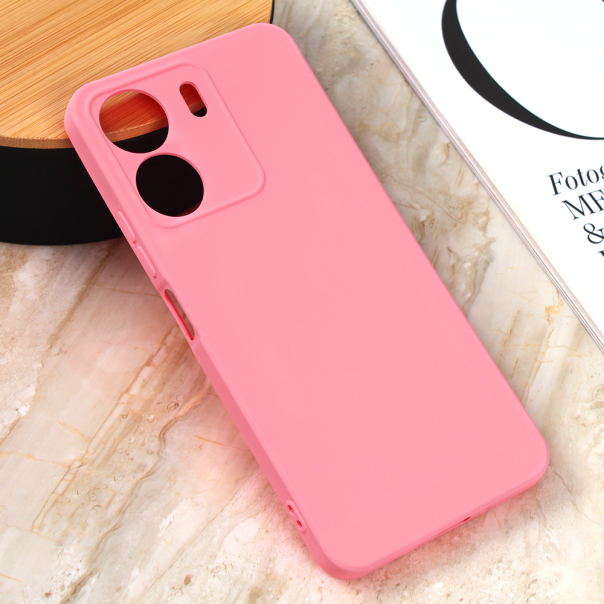 Maska za Xiaomi Redmi 13C mat Teracell Giulietta roze - 212004
