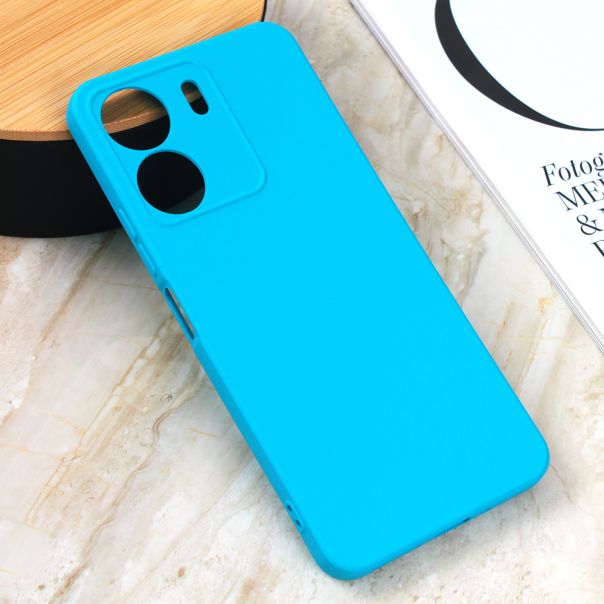 Maska za Xiaomi Redmi 13C mat Teracell Giulietta svetlo plava - 212005