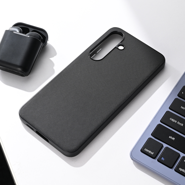 Maska za Samsung Galaxy S24 FE Teracell Scrub crna - 219335